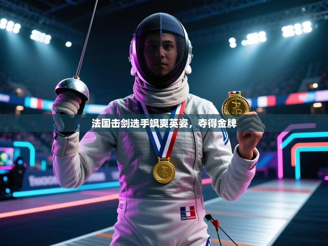 法国击剑选手飒爽英姿，夺得金牌  第2张