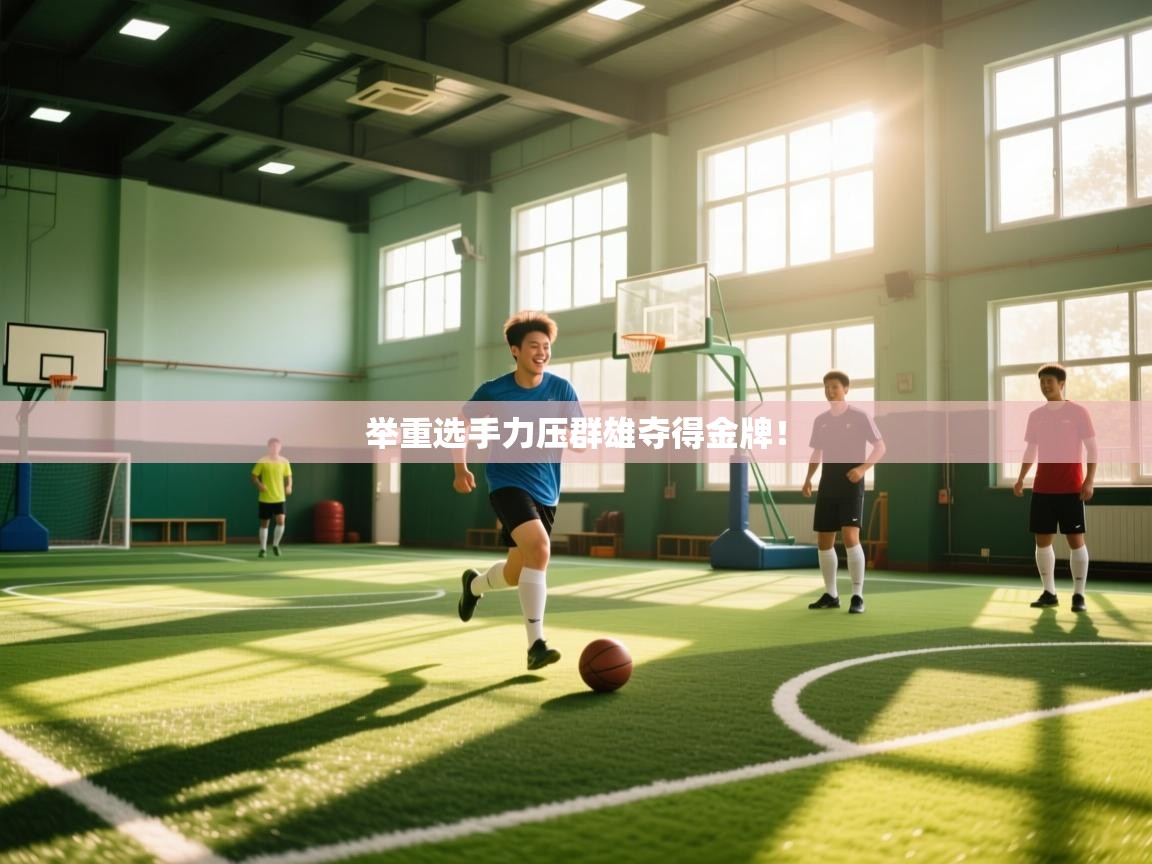 举重选手力压群雄夺得金牌！