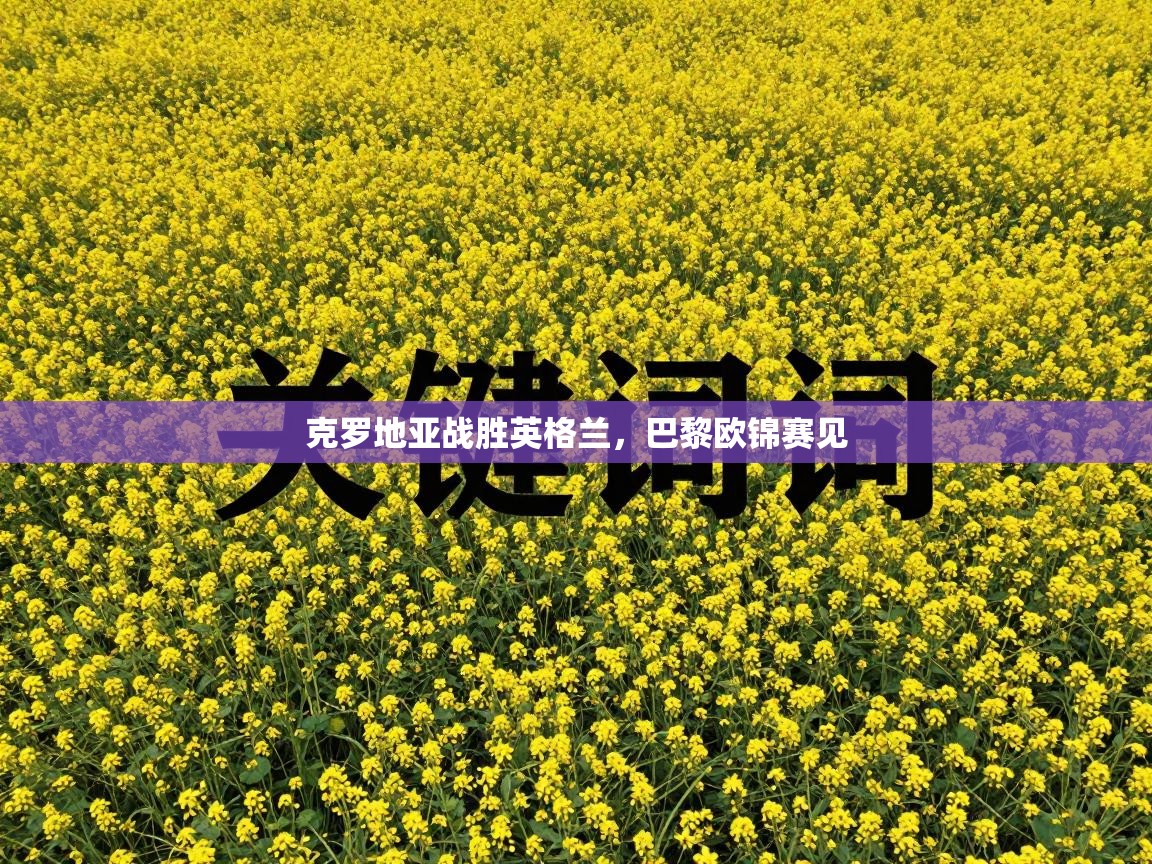 克罗地亚战胜英格兰，巴黎欧锦赛见